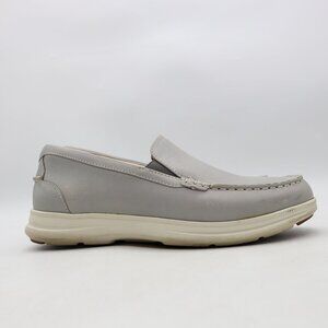 Samuel Hubbard Gray Loafer Men's US Size 11 M Casual Comfort Leather Slip On